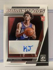 Keon Johnson Basketball Cards 2021 Panini Donruss Optic Rookie Dominators Signatures Prices