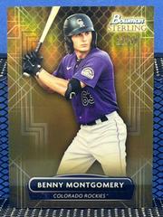 Benny Montgomery [Gold] #BSP-84 Baseball Cards 2022 Bowman Sterling Prices