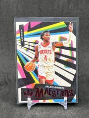 Jalen Green [Ruby] #18 Basketball Cards 2022 Panini Court Kings Maestros Prices