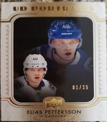 Elias Pettersson [Portraits] Hockey Cards 2019 Upper Deck Portraits Prices