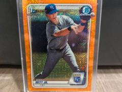 Bobby Witt Jr. [Orange Refractor Mega Box Mojo] Baseball Cards 2020 Bowman Chrome Prospects Prices