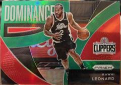 Kawhi Leonard [Green Prizm] Basketball Cards 2021 Panini Prizm Dominance Prices