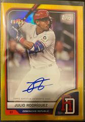 Julio Rodriguez [Gold] #AV-JR Baseball Cards 2023 Topps World Classic Autographs Prices
