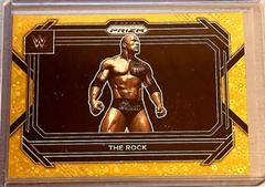 The Rock [Under Card Gold] Wrestling Cards 2023 Panini Prizm WWE Prices