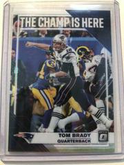 Tom Brady #CH-1 Football Cards 2019 Donruss Optic The Champ is Here Prices