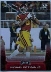 Michael Pittman Jr. [Red] #49 Football Cards 2020 Leaf Draft Prices