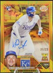 Vinnie Pasquantino Baseball Cards 2023 Topps Chrome Radiating Rookies Autographs Prices