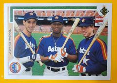 Rookie Threats [Gonzalez/Rhodes/Bagwell] Baseball Cards 1991 Upper Deck Prices