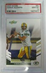 Aaron Rodgers #61 Football Cards 2007 Panini Score Prices