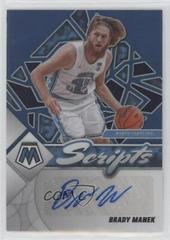 Brady Manek [Blue] #MS-BMA Basketball Cards 2022 Panini Chronicles Draft Picks Mosaic Scripts Autographs Prices