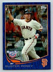 Buster Posey [Running Blue] #1 Baseball Cards 2013 Topps Opening Day Prices