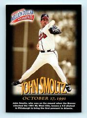 John Smoltz #34 Baseball Cards 1997 Fleer Million Dollar Moments Prices