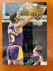 Wilt Chamberlain [Finest Atomic Refractor] #109 Basketball Cards 1996 Topps Stars Prices