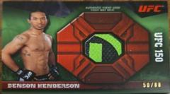 Benson Henderson [Green] Ufc Cards 2013 Topps UFC Knockout Fight Mat Relics Prices
