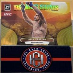 Alex Pereira [Gold] #5 Ufc Cards 2023 Panini Donruss Optic UFC Rising Suns Prices