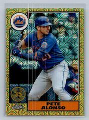Pete Alonso [Gold] #T87C-60 Baseball Cards 2022 Topps Silver Pack 1987 Chrome Prices