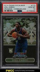 Joel Embiid [Camouflage] Basketball Cards 2014 Panini Excalibur Crusade Prices