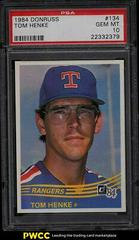 Tom Henke #134 Baseball Cards 1984 Donruss Prices