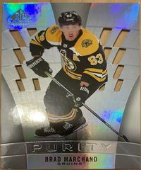 Brad Marchand Hockey Cards 2021 SP Game Used Purity Prices