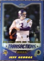 Jeff George [Refractor] #6 Football Cards 2000 Topps Chrome Prices