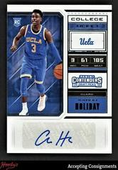 Aaron Holiday [Dribbling Autograph] #83 Basketball Cards 2018 Panini Contenders Draft Picks Prices