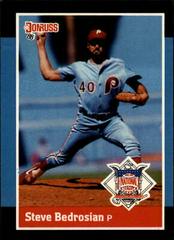 Steve Bedrosian #61 Baseball Cards 1988 Panini Donruss All Stars Prices