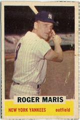 Roger Maris [Hand Cut] Baseball Cards 1962 Bazooka Prices