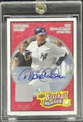 Derek Jeter [Patch Autograph] Baseball Cards 2008 Upper Deck Baseball Heroes Prices