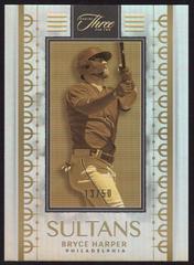 Bryce Harper [Holo Gold] #S-19 Baseball Cards 2022 Panini Three and Two Sultans Prices