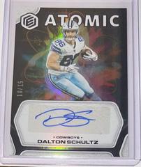 Dalton Schultz #AA-DC Football Cards 2022 Panini Elements Atomic Autographs Prices