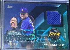 Luis Castillo [Black] #CC-LC Baseball Cards 2024 Topps City Connect Swatch Prices