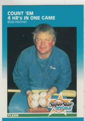 Count EM [Bob Horner] #632 Baseball Cards 1987 Fleer Prices