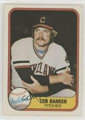 Len Barker #408 Baseball Cards 1981 Fleer Prices