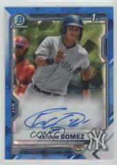 Antonio Gomez #BSPA-AG Baseball Cards 2021 Bowman Sapphire Autographs Prices