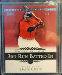 David Ortiz Baseball Cards 2007 Topps Moments & Milestones Prices