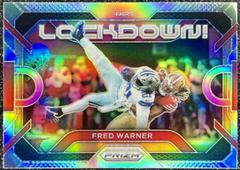 Fred Warner [Silver] #LD-18 Football Cards 2023 Panini Prizm Lockdown Prices