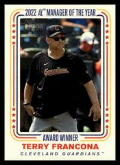 Terry Francona #AW-8 Baseball Cards 2023 Topps Heritage Award Winners Prices
