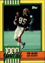 Tim McGee Football Cards 1990 Topps 1000 Yard Club Prices