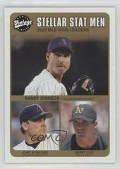 Barry Zito, Curt Schilling, Randy Johnson #233 Baseball Cards 2003 Upper Deck Vintage Prices
