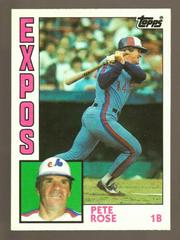 Pete Rose Baseball Cards 1984 Topps Traded Prices