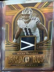 Micah Parsons [Rose Gold] #GR-MP Football Cards 2023 Panini Gold Standard Rush Prices