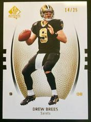 Drew Brees [Gold] #32 Football Cards 2007 SP Authentic Prices
