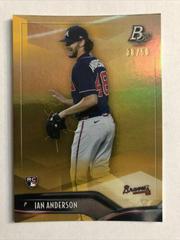 Ian Anderson [Gold] #3 Baseball Cards 2021 Bowman Platinum Prices
