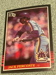 Jack Perconte [Last Line Batted .346] Baseball Cards 1985 Donruss Prices