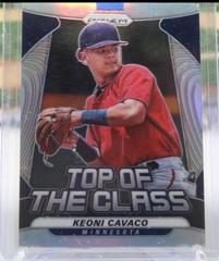 Keoni Cavaco [Silver Prizm] Baseball Cards 2020 Panini Prizm Top of the Class Prices