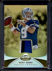 Tony Romo [Mirror Gold] #111 Football Cards 2013 Panini Certified Prices