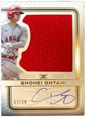 Shohei Ohtani Baseball Cards 2023 Topps Definitive Autograph Relic Collection Prices