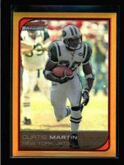 Curtis Martin [Gold Refractor] Football Cards 2006 Bowman Chrome Prices