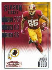 Jordan Reed [Championship Ticket] #12 Football Cards 2016 Panini Contenders Prices