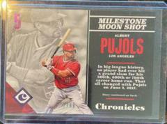 Albert Pujols [Purple] #75 Baseball Cards 2017 Panini Chronicles Prices